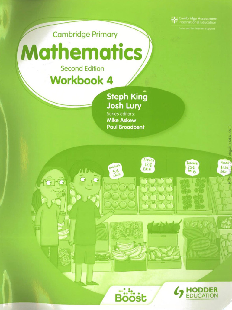 Cambridge Primary Mathematics Workbook Stage 4 Second Edition | PDF