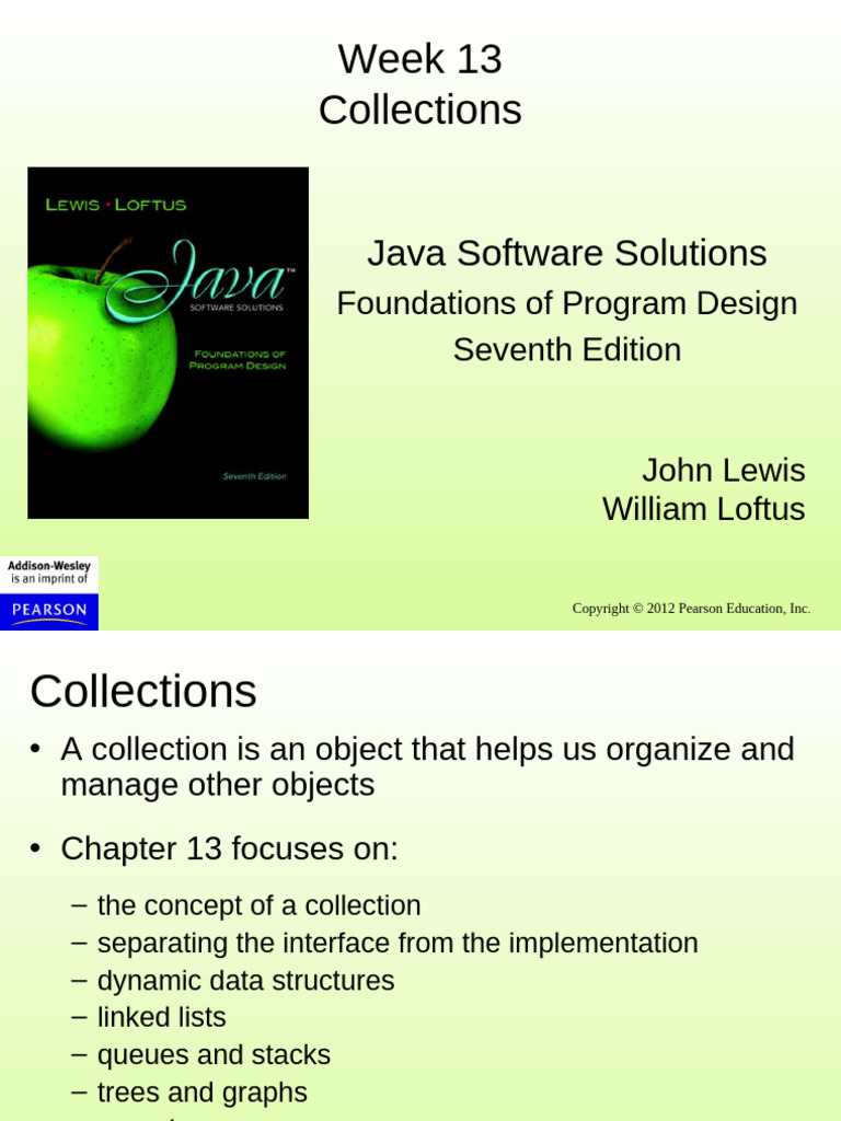 Week 12 - Collections | PDF | Queue (Abstract Data Type) | Formal Methods