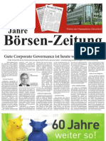60 Jahre Börsen-Zeitung  -  Partner des Finanzplatzes Düsseldorf
