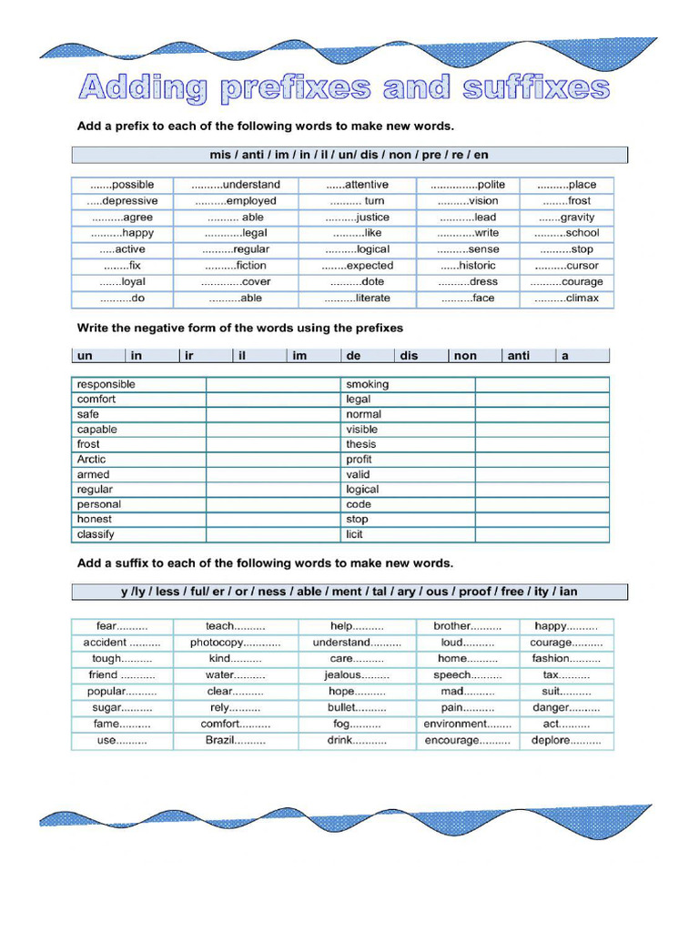 Worksheet 203376 | PDF