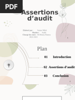 Les 7 assertions d'audit expliquées | PDF | Audit | Comptabilité
