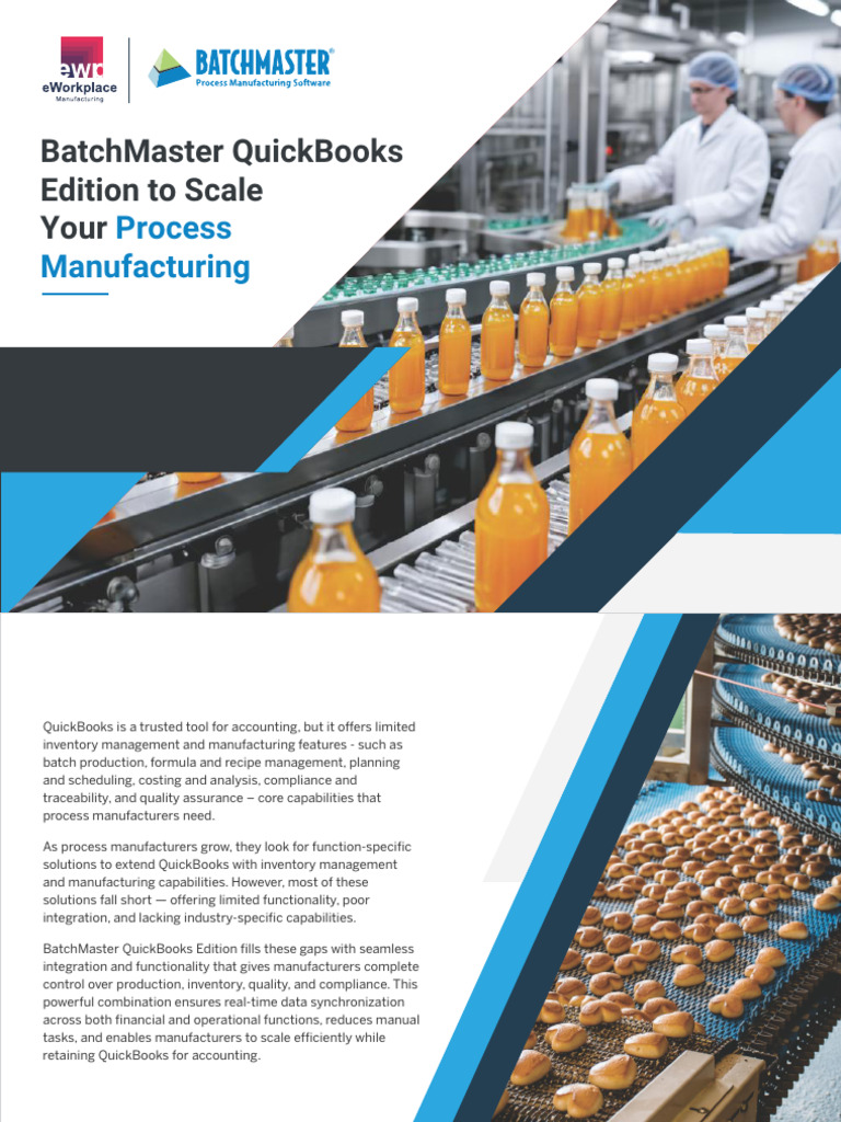 BatchMaster QuickBooks Edition: Scalable ERP For Process Manufacturers ...
