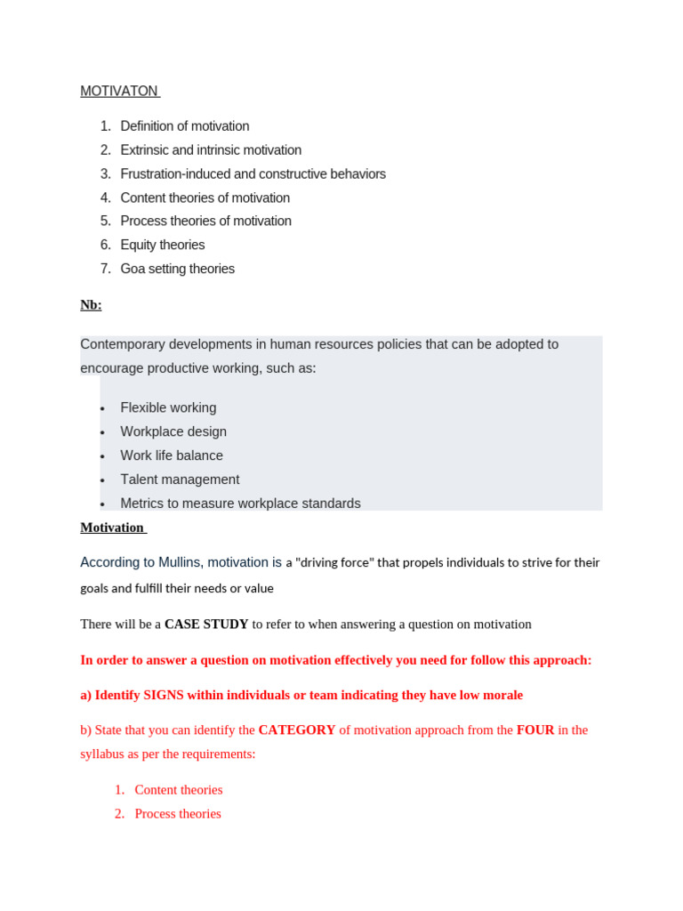 Understanding Motivation Theories | PDF | Motivational | Motivation