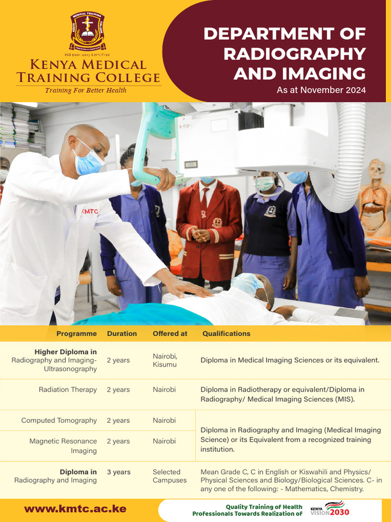 Diploma in Radiography Courses at KMTC | PDF