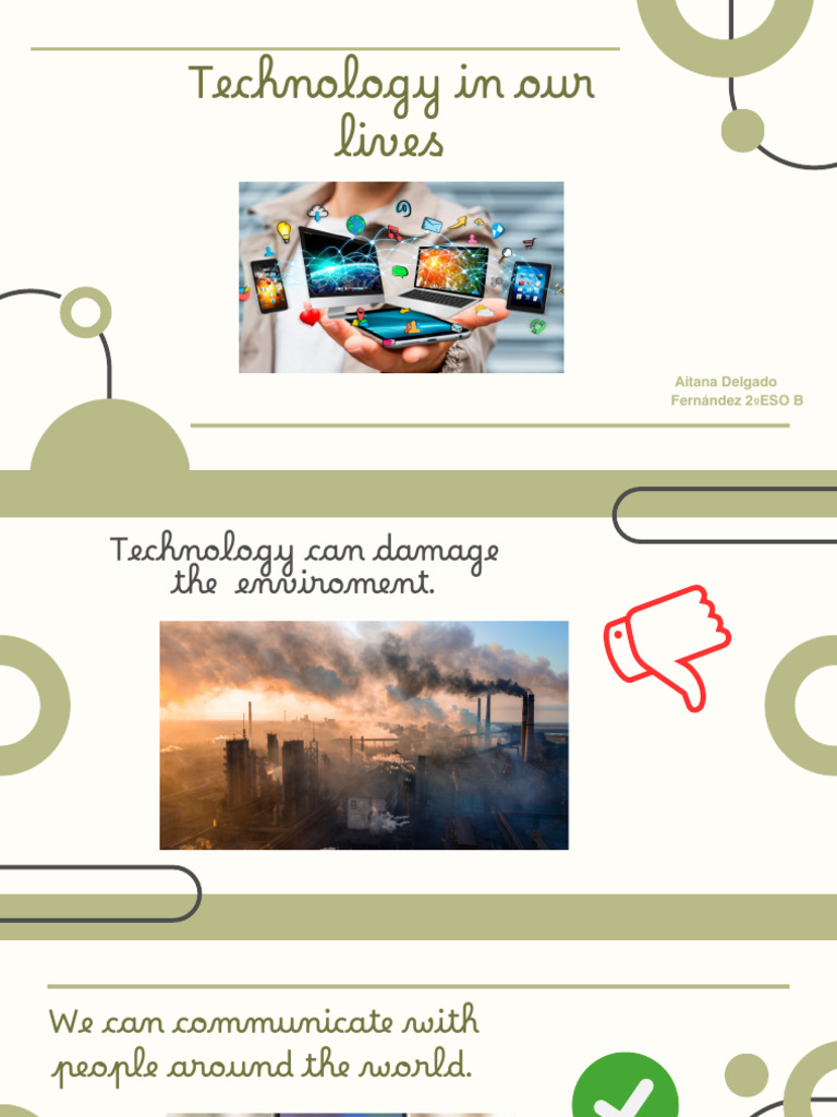 Technology in Our Lives | PDF