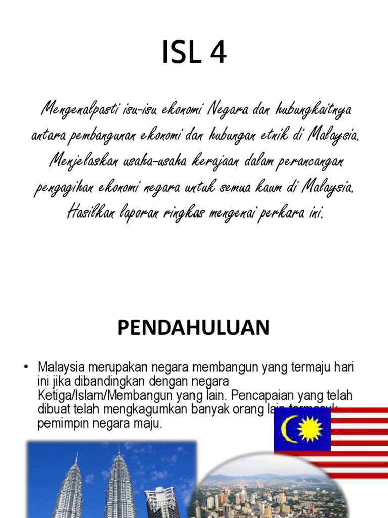 Isu-Isu Ekonomi Negara