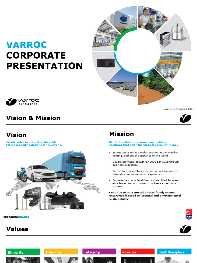 Varroc: Global Auto Tech Overview | PDF