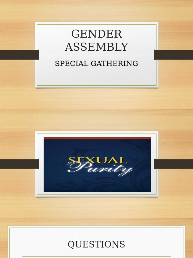 Gender Assembly | PDF