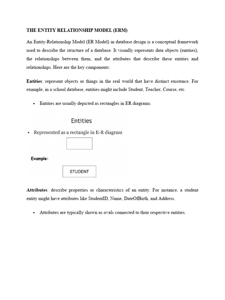 Understanding Entity-Relationship Models | PDF | Databases | Relational ...