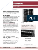 Heat Treated, Roll Threaded, High Strength Alloy: "All Thread" "All Thread" "All Thread" "All Thread"