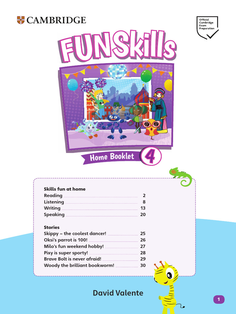 Fun Skills Home Booklet Level 4 PDF | PDF