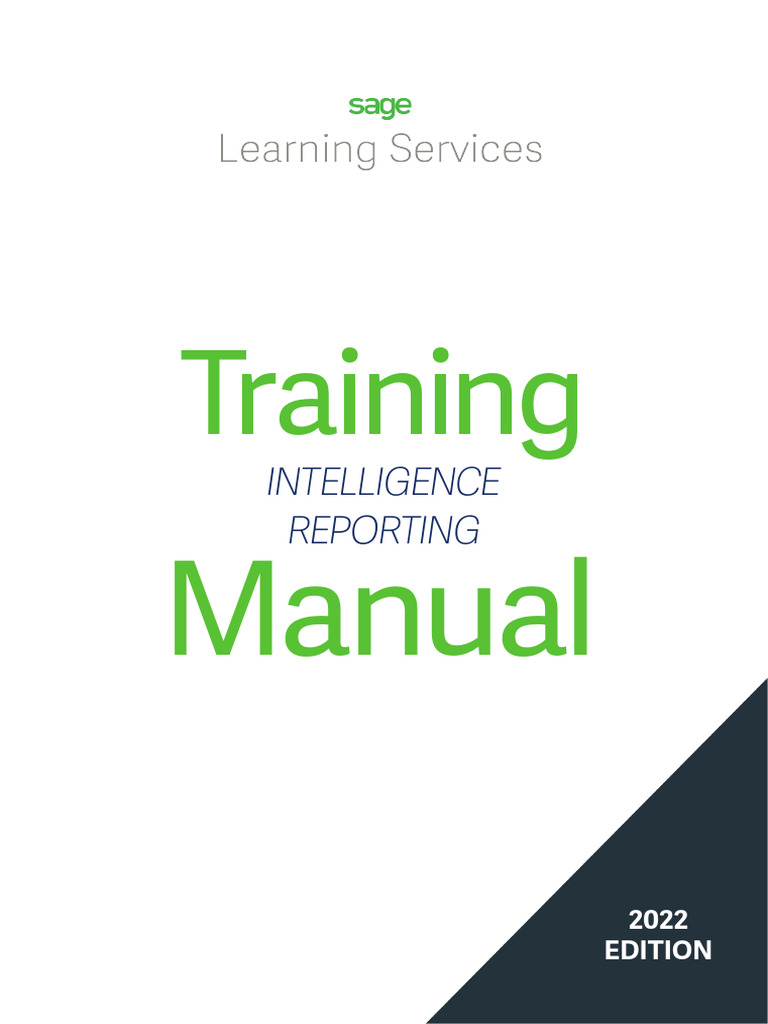 Sage Intelligence Reporting Beginner Guide | PDF | Microsoft Excel ...