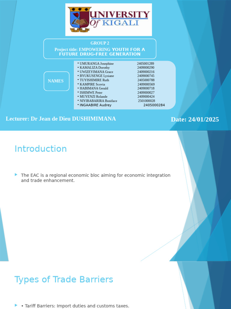 EAC Trade Barriers and Solutions | PDF | Non Tariff Barriers To Trade ...