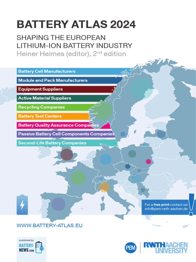 2024 Battery Atlas | PDF | Supply Chain | Physical Sciences