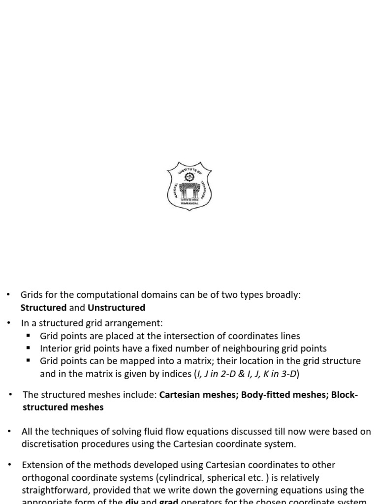 Grid Generation Techniques in CFD | PDF | Geometry