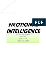 Emotional Intelligence: A Presentation by Arinjay 11BSP1748 I.B.S-Bangalore