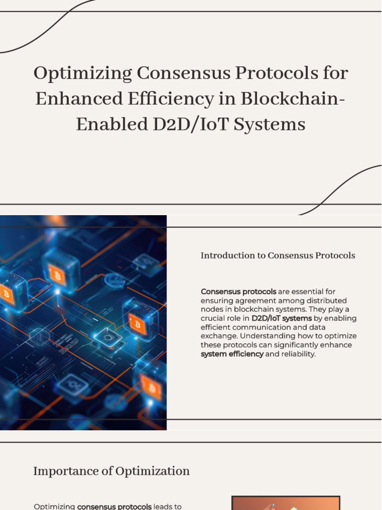 Slidesgo Optimizing Consensus Protocols For Enhanced Efficiency in ...