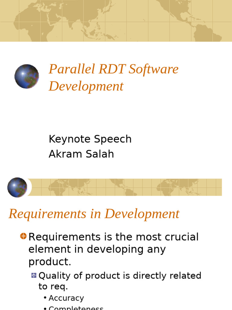 Enhancing RDT Software Development | PDF | Software Testing | Computing