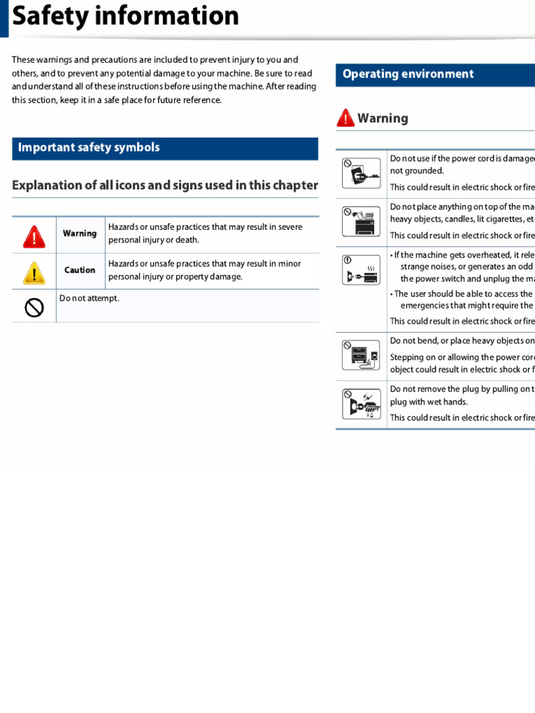 Essential Safety Guidelines for Machine Use | PDF | Safety
