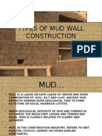 Types of Mud Wall Construction