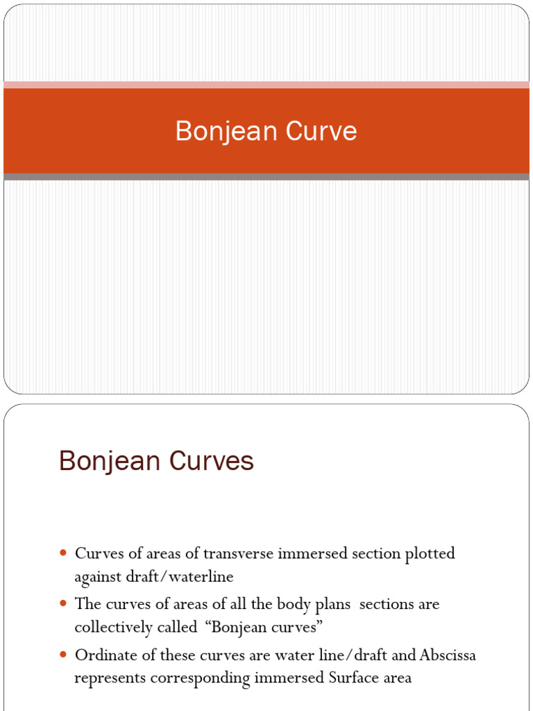 Understanding Bonjean Curves in Ship Design | PDF