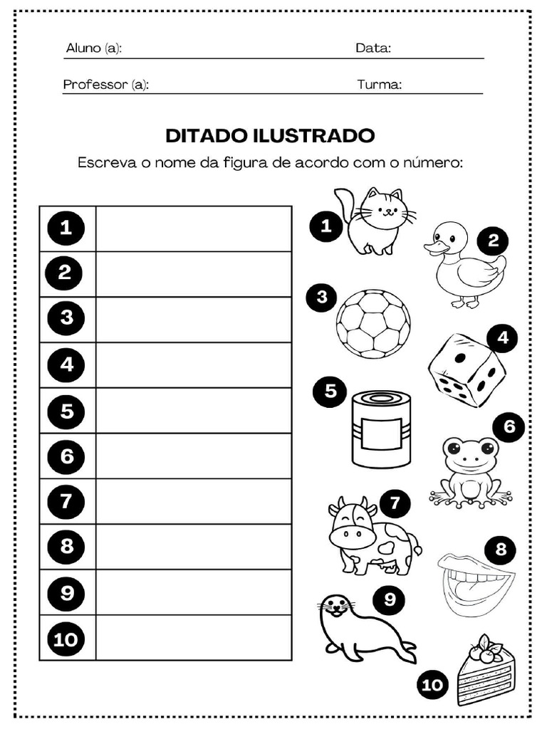 ditado ilustrado | PDF