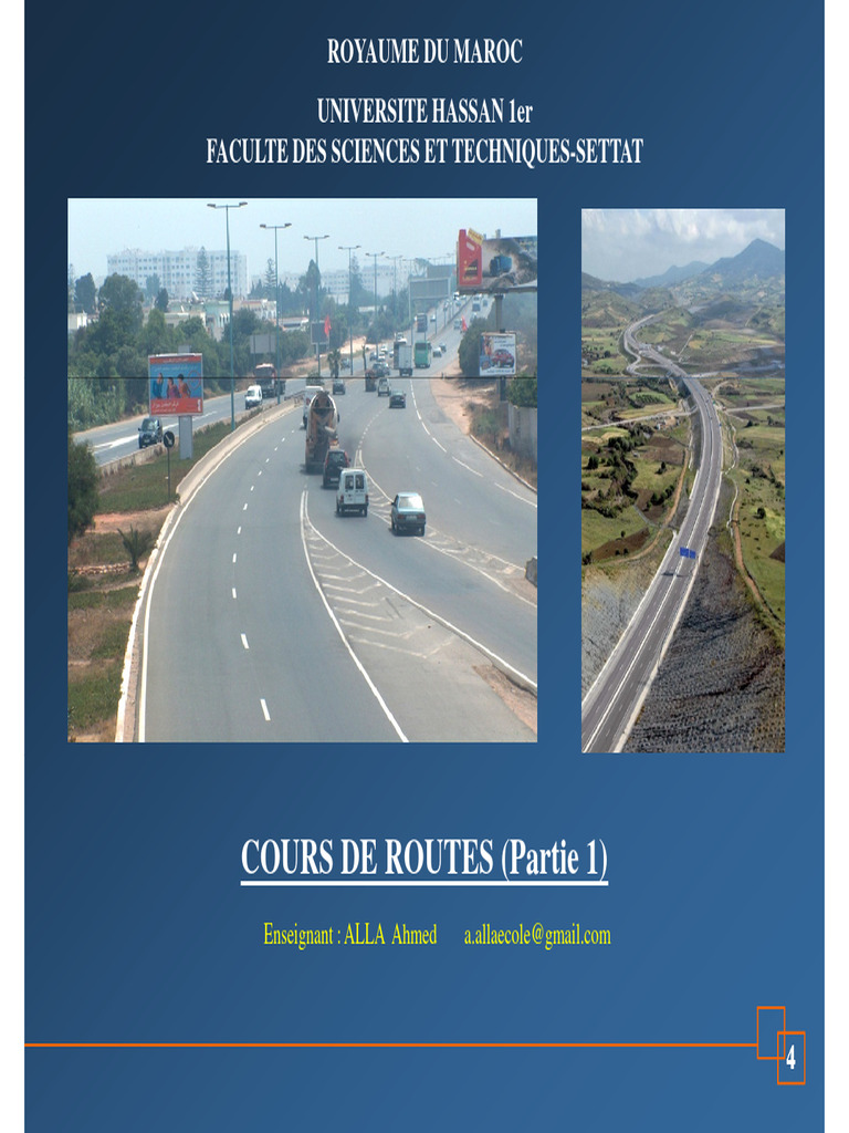 Infrastructure routière au Maroc | PDF | Route | Transport terrestre