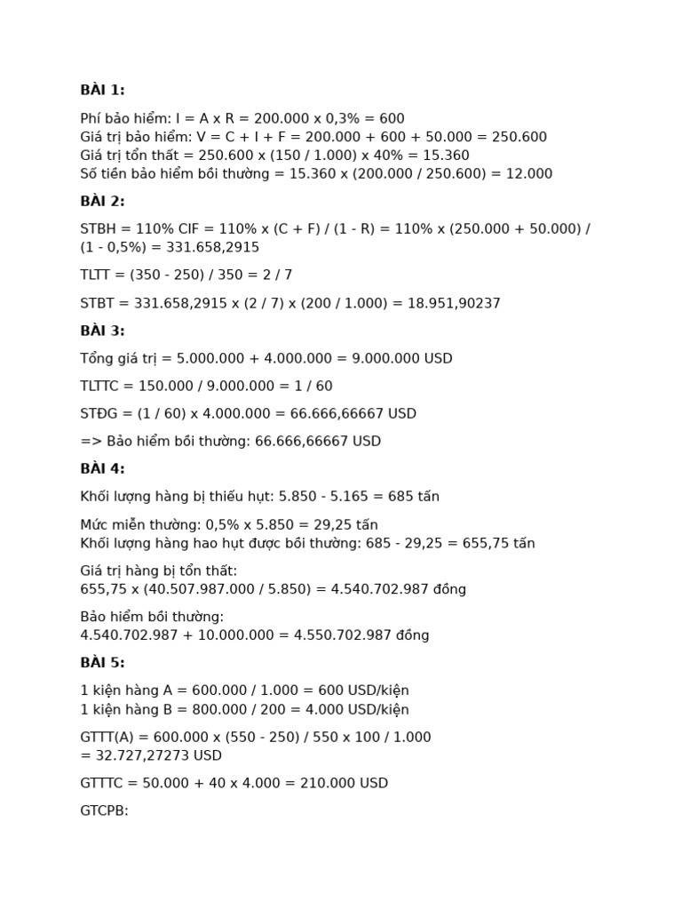 Giải BT | PDF