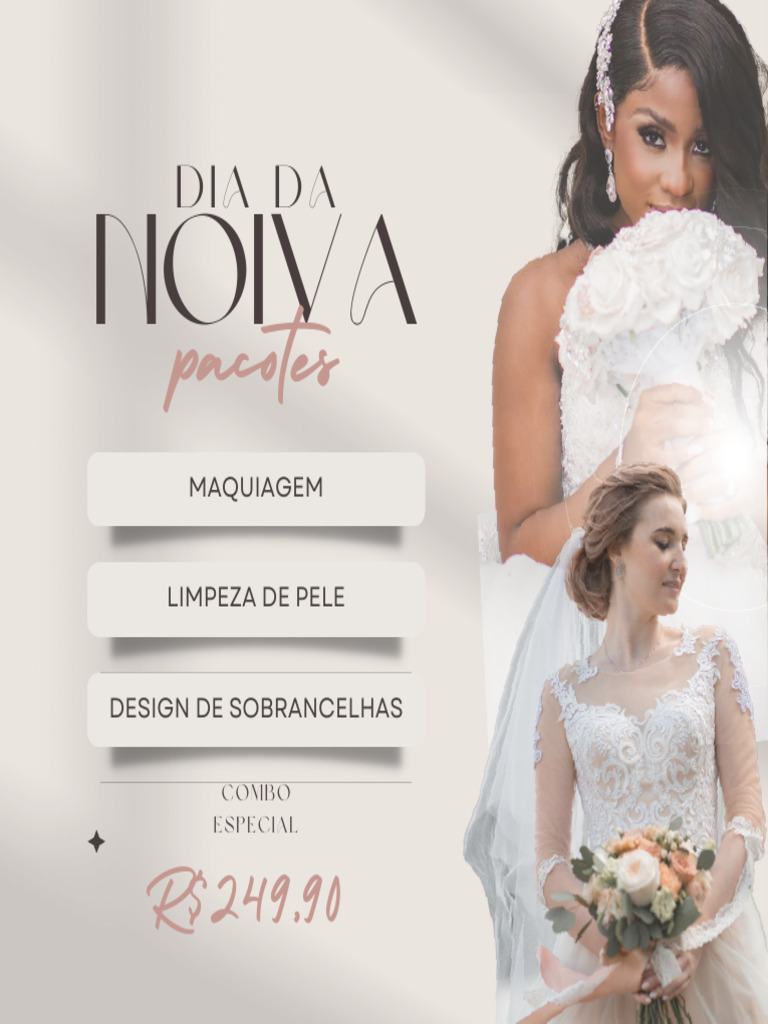 Pacotes Dia da Noiva e Madrinhas | PDF