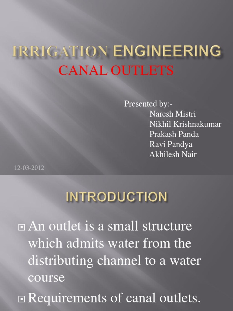 Irrigation Engineering PDF