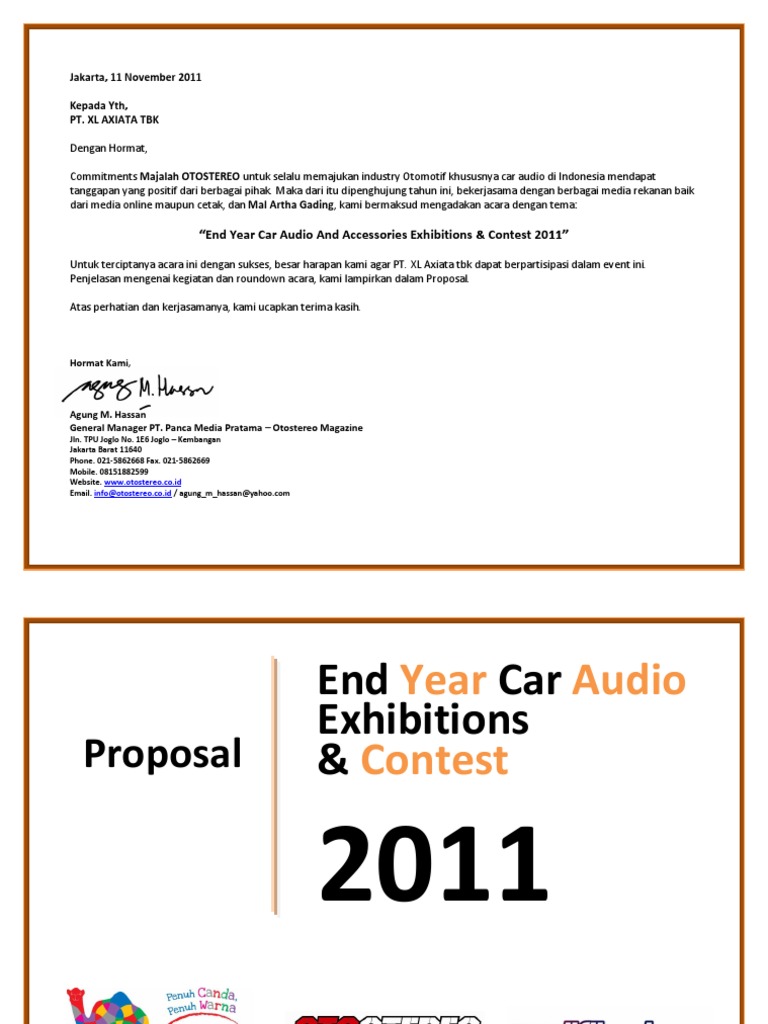 Proposal Sponsorship MAG For Xl