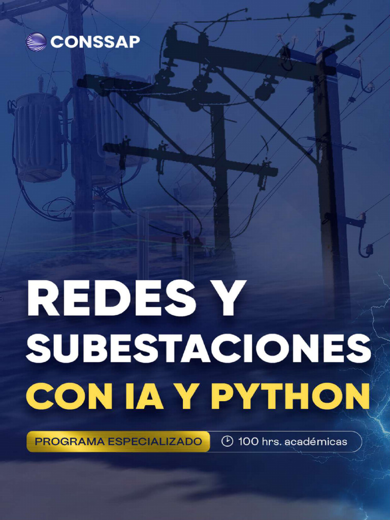 Temarioredesysubestacionesconpythone IA | PDF
