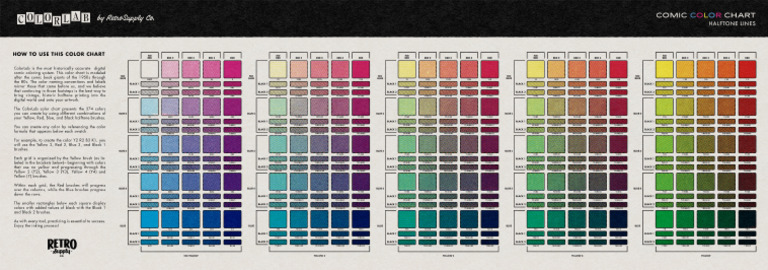 RSCO ColorLab Color Chart Lines | PDF