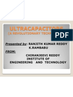Ultracapacitors: (A Revolutionary Technology)