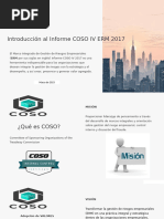 5 Componentes Del COSO ERM 2017 y Los 20 Principios | PDF