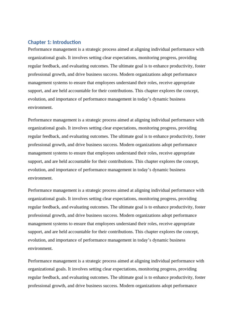 Understanding Performance Management | PDF | Goal Setting | Performance ...
