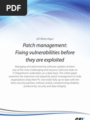 Patch management