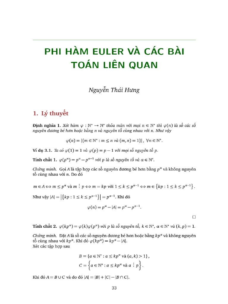 Euler_Totient_Function | PDF