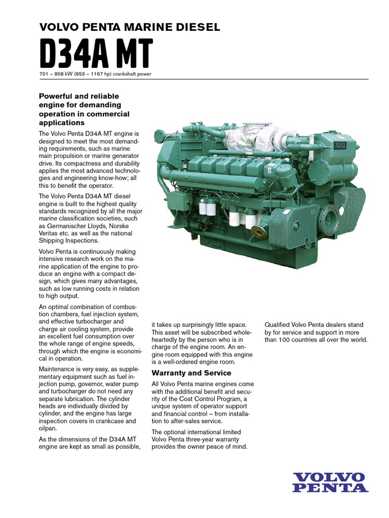 D34a MT D34a MT | PDF | Engines | Diesel Engine