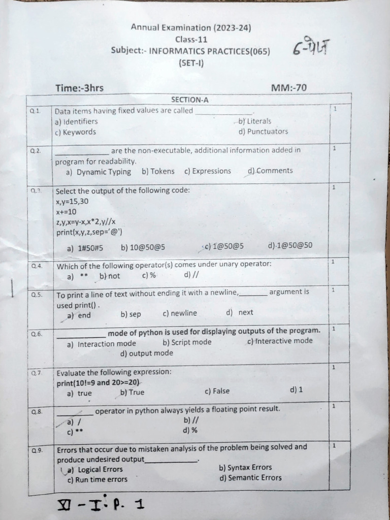 IP 11 Paper | PDF