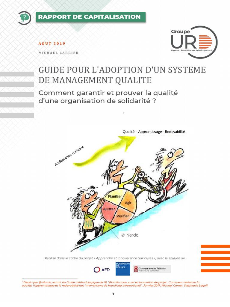 Guide pour un Système de Management Qualité | PDF | Management de la ...