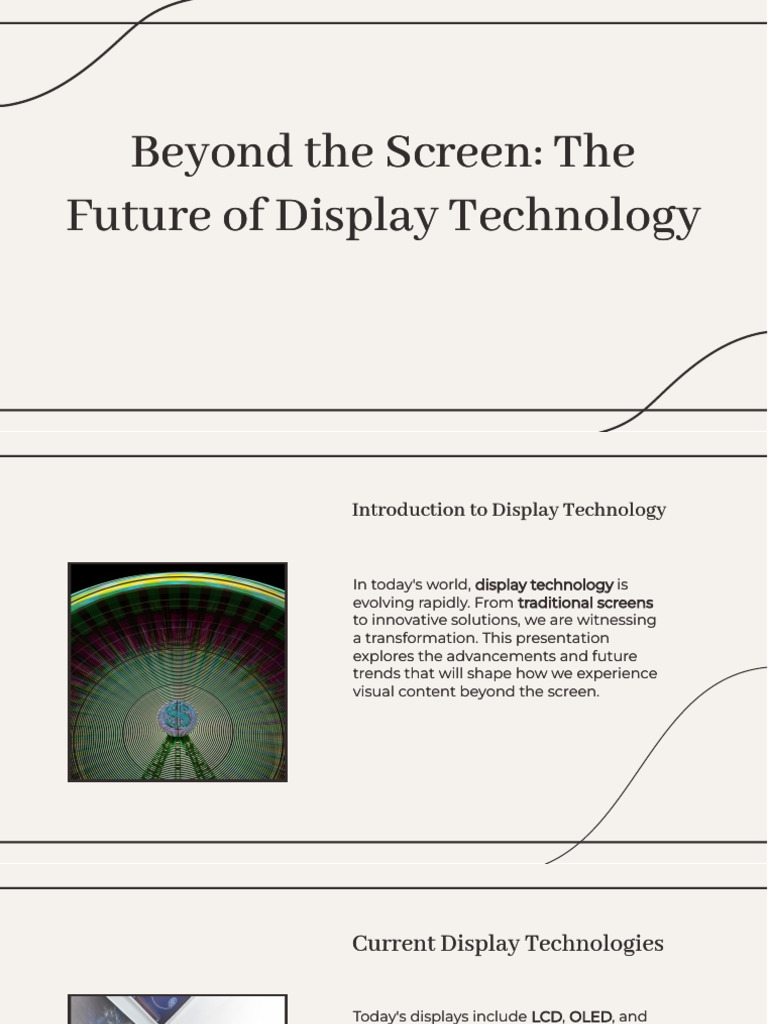 Future of Screenless Display Tech | PDF