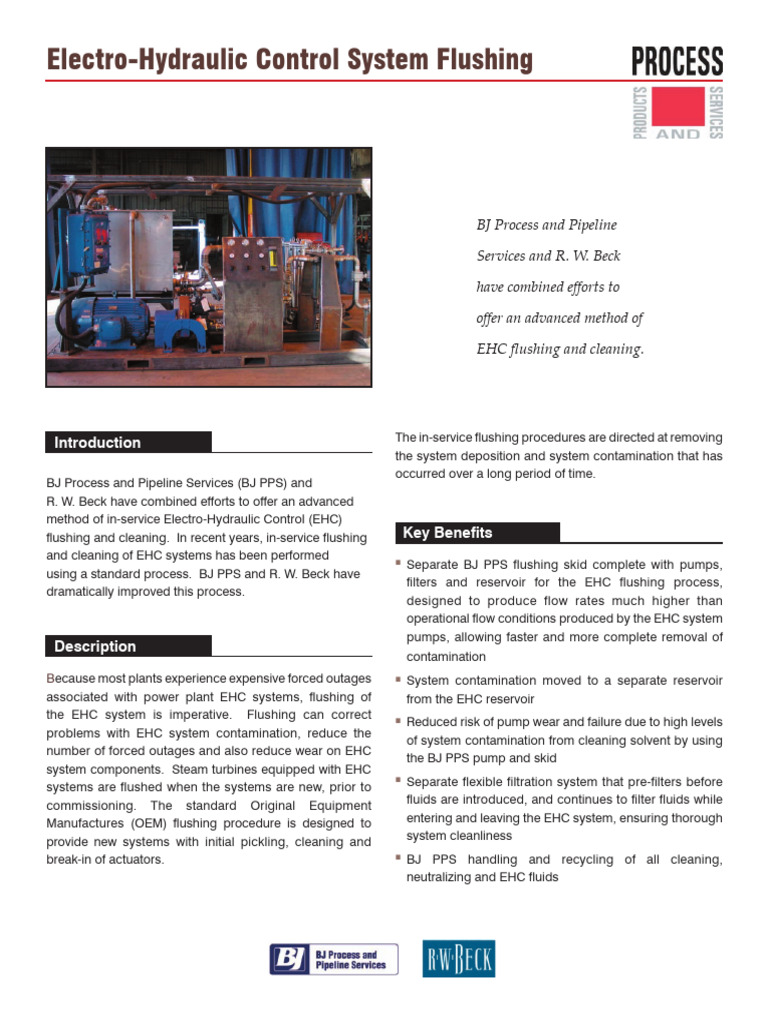 Advanced EHC Flushing Solutions | PDF | Pump | Filtration