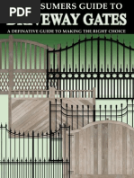 Download Driveway Gate Consumer Guide by Martin Needham SN85023048 doc pdf