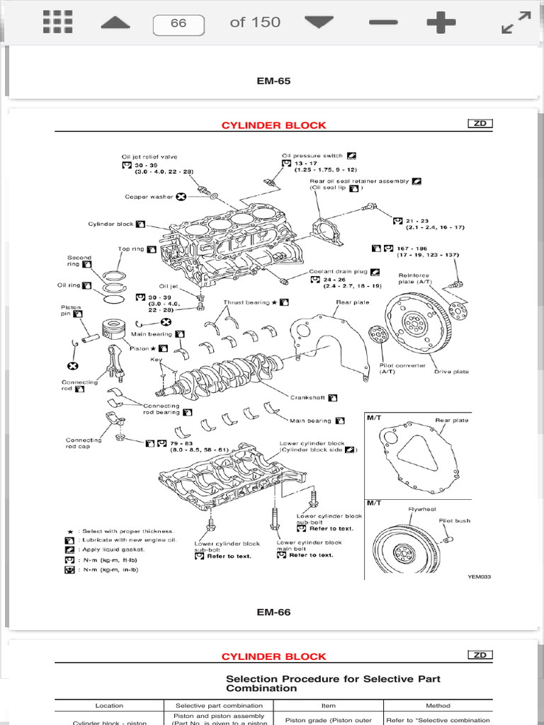 Cylinder Block and Piston Selection Guide | PDF