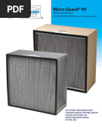 Excelair HEPA Filter Technical Guide | PDF | Polyurethane | Materials