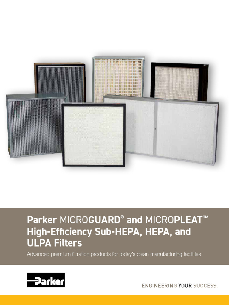 MICROGUARD_MICROPLEAT_HEPA_ULPA-HEPA_FAM | PDF | Filtration ...