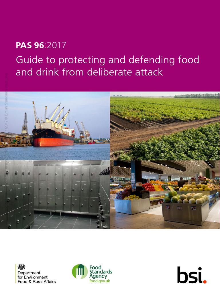Pas 96 - 2017 | PDF | Food Safety | Hazard Analysis And Critical ...