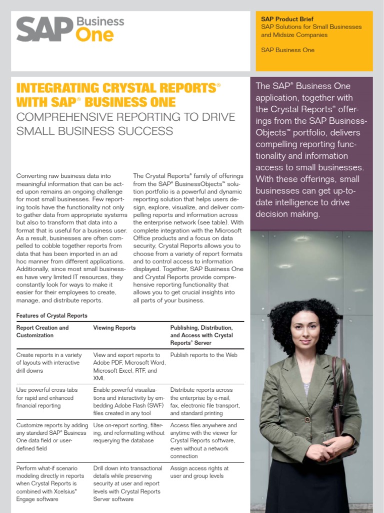 Crystal Reports Integration | PDF