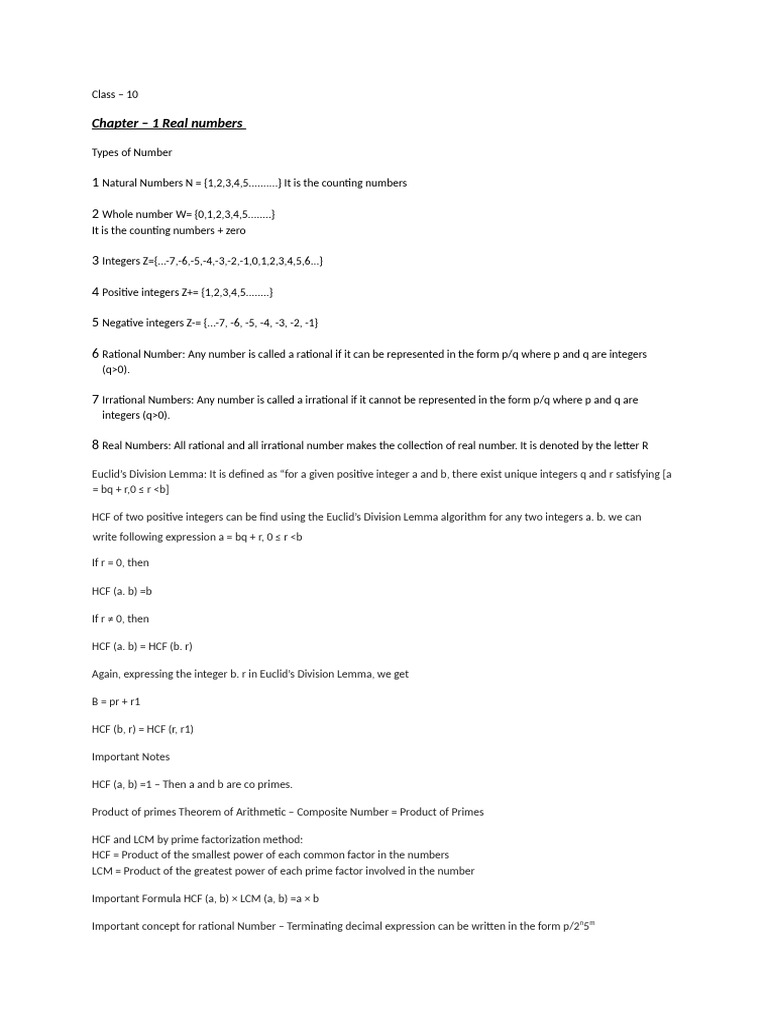 Understanding Real Numbers and Polynomials | PDF | Numbers | Probability